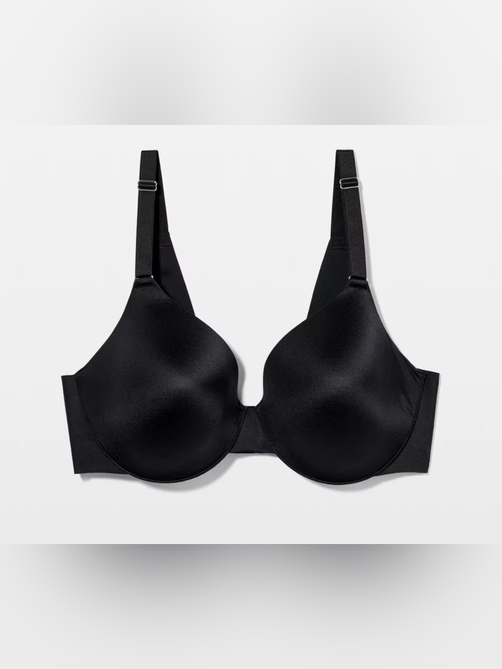Soma Vanishing Back Full Coverage Underwire Bra Black NWT